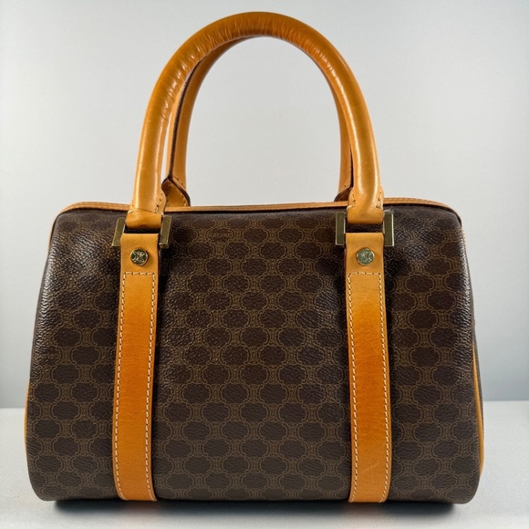 Celine Handbags - Celine Vintage Macadam Boston 25